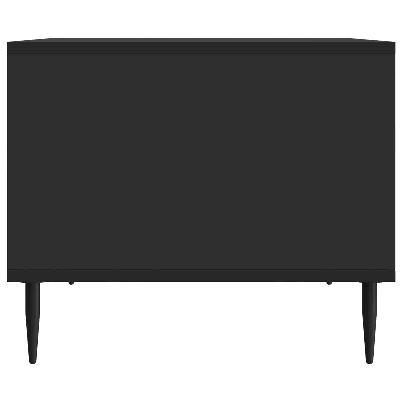 Tavolino da salotto Nero 90 x 50 x 40 cm Legno ingegnerizzato