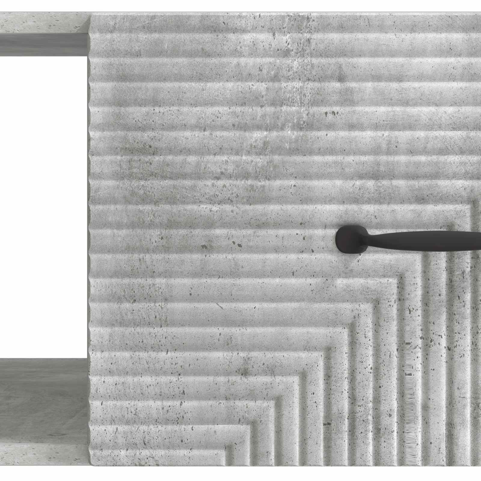 Tavolino da salotto Grigio Cemento 90 x 50 x 40 cm