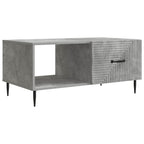 Tavolino da salotto Grigio Cemento 90 x 50 x 40 cm