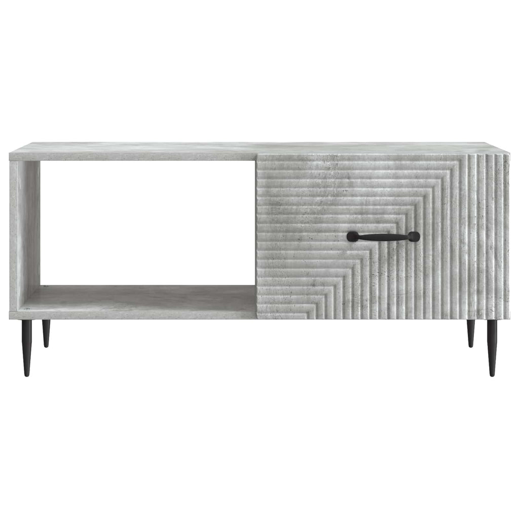 Tavolino da salotto Grigio Cemento 90 x 50 x 40 cm