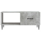 Tavolino da salotto Grigio Cemento 90 x 50 x 40 cm