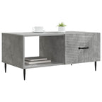 Tavolino da salotto Grigio Cemento 90 x 50 x 40 cm