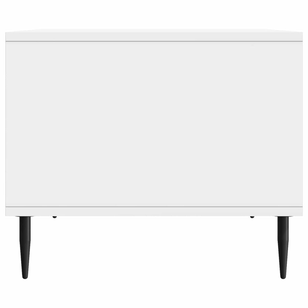 Tavolino da salotto Bianco Lucido 90 x 50 x 40 cm
