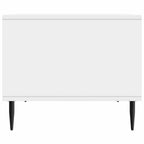 Tavolino da salotto Bianco Lucido 90 x 50 x 40 cm