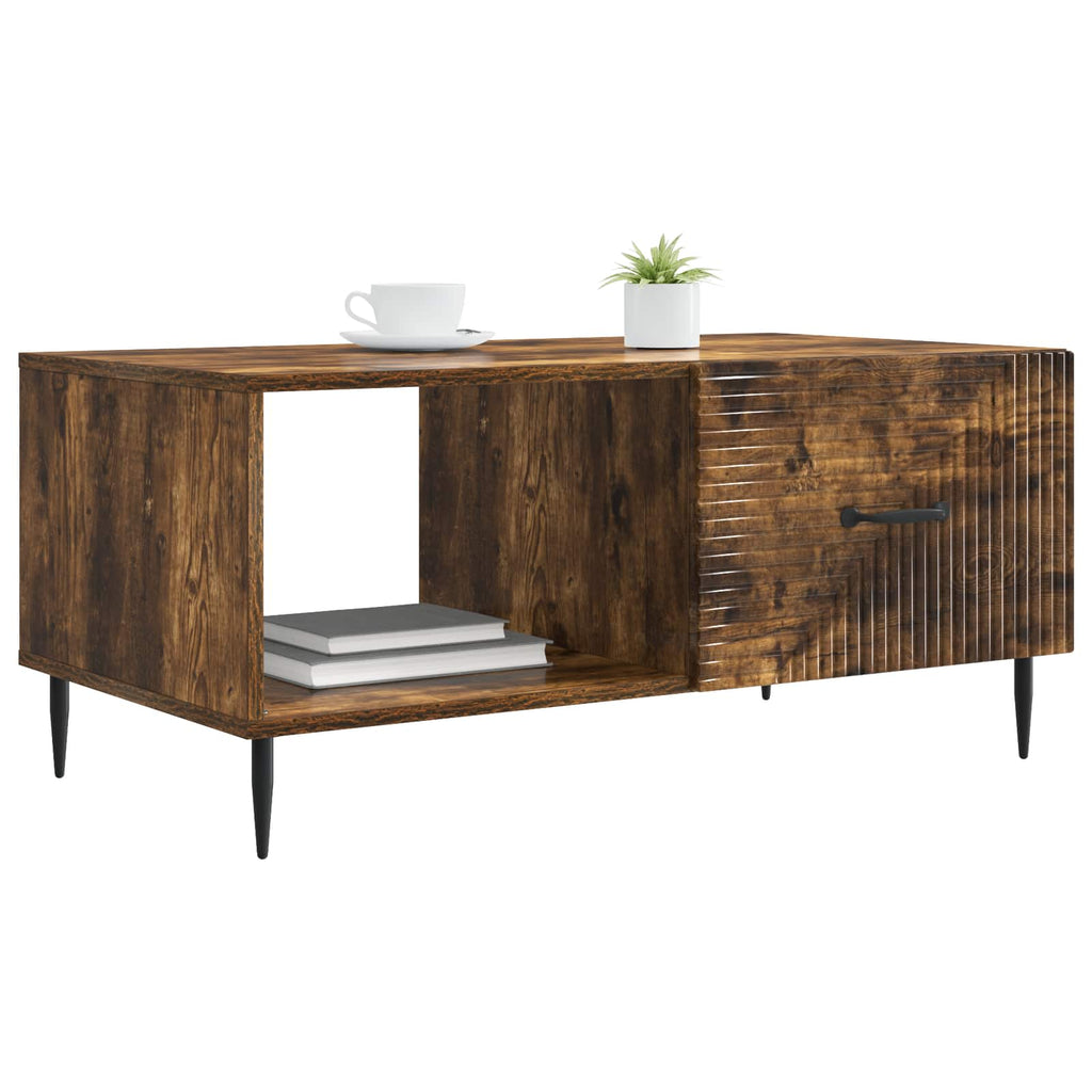 Tavolino da salotto Rovere Fumo 90 x 50 x 40 cm