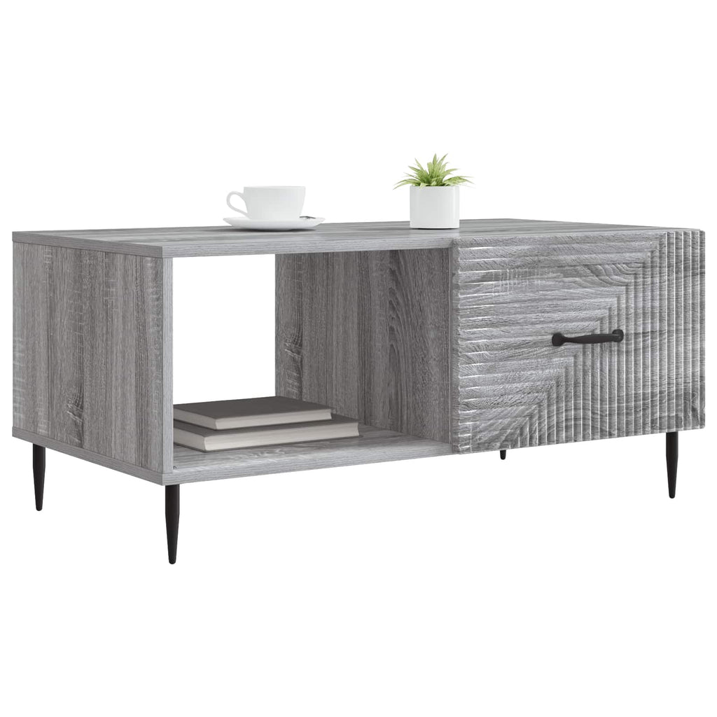 Tavolino da salotto Grigio Sonoma 90 x 50 x 40 cm