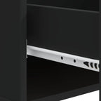 Tavolino da salotto Nero 49 x 50 x 40 cm Legno ingegnerizzato