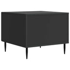 Tavolino da salotto Nero 49 x 50 x 40 cm Legno ingegnerizzato