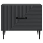 Tavolino da salotto Nero 49 x 50 x 40 cm Legno ingegnerizzato