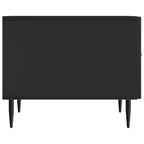 Tavolino da salotto Nero 49 x 50 x 40 cm Legno ingegnerizzato
