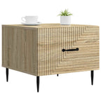 Tavolino da salotto con cassetto Rovere Sonoma 49 x 50 x 40 cm