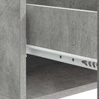 Tavolino da salotto con cassetto Grigio Cemento 49 x 50 x 40 cm