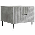 Tavolino da salotto con cassetto Grigio Cemento 49 x 50 x 40 cm