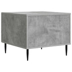 Tavolino da salotto con cassetto Grigio Cemento 49 x 50 x 40 cm