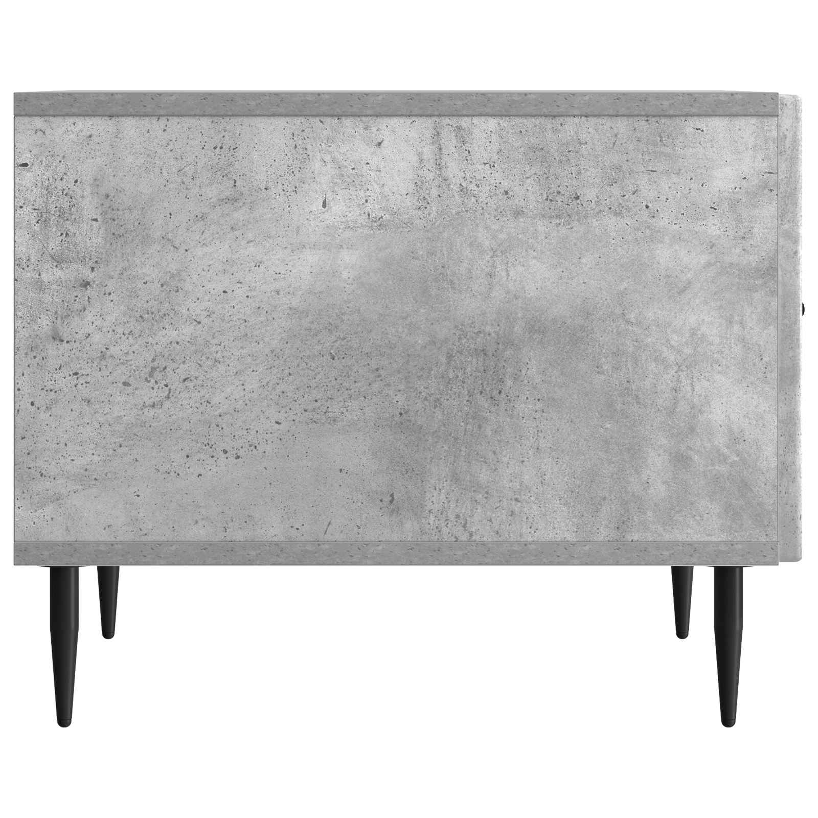 Tavolino da salotto con cassetto Grigio Cemento 49 x 50 x 40 cm