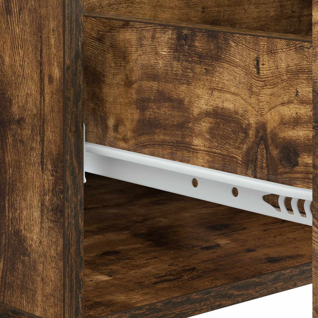 Tavolino da salotto con cassetto Rovere Fumo 49 x 50 x 40 cm