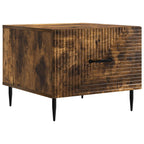 Tavolino da salotto con cassetto Rovere Fumo 49 x 50 x 40 cm
