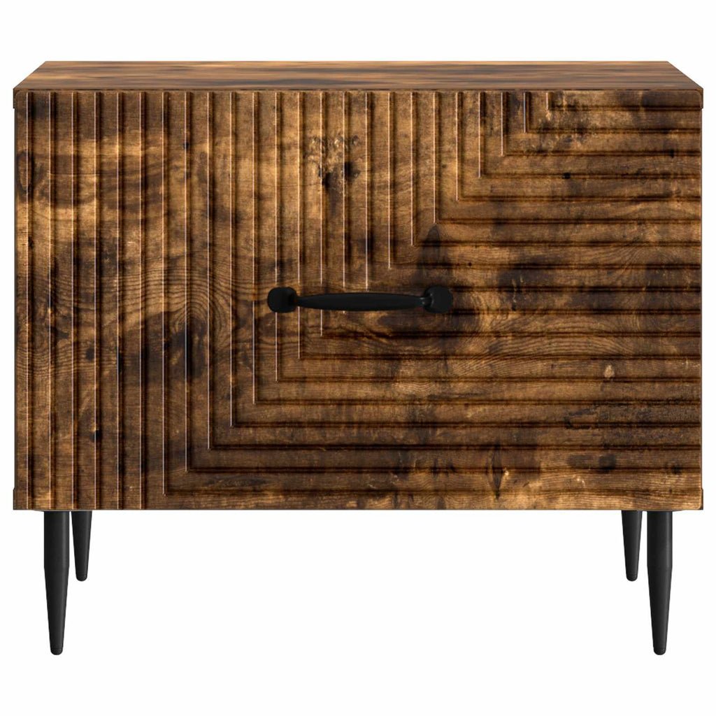 Tavolino da salotto con cassetto Rovere Fumo 49 x 50 x 40 cm