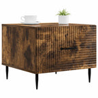 Tavolino da salotto con cassetto Rovere Fumo 49 x 50 x 40 cm