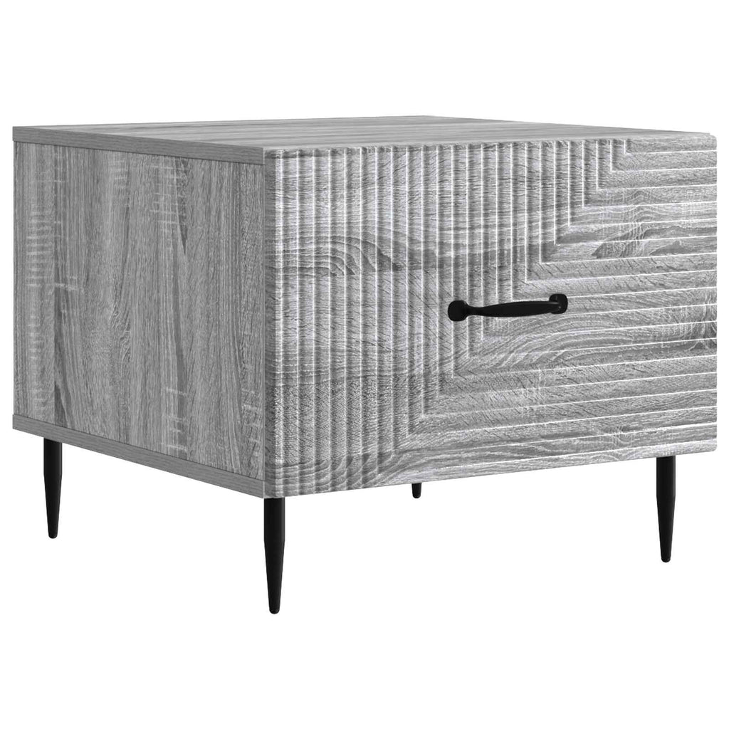 Tavolino da salotto con cassetto Grigio Sonoma 49 x 50 x 40 cm