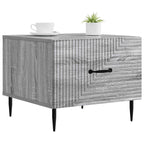 Tavolino da salotto con cassetto Grigio Sonoma 49 x 50 x 40 cm