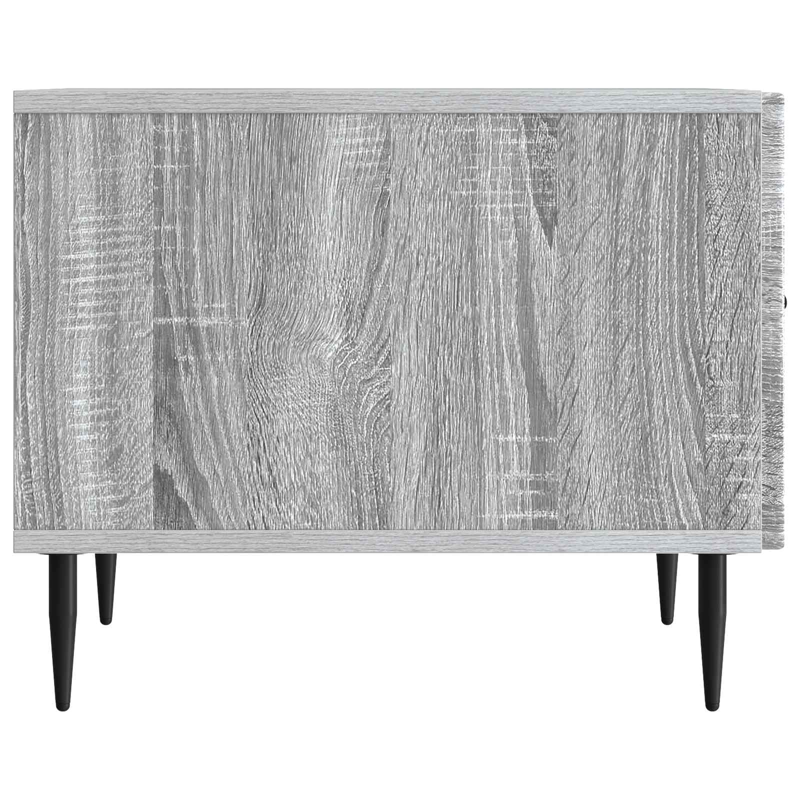 Tavolino da salotto con cassetto Grigio Sonoma 49 x 50 x 40 cm