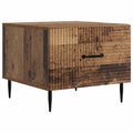 Tavolino da salotto con cassetto Legno antico 49 x 50 x 40 cm