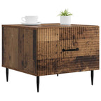 Tavolino da salotto con cassetto Legno antico 49 x 50 x 40 cm