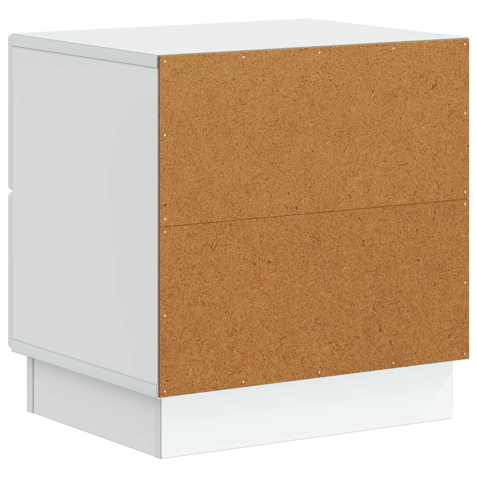Armadio da Notte con cassetto 2 pcs Bianco 43 x 34,5 x 44,5 cm