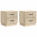 Armadio da Notte 2 pcs Rovere Sonoma 43 x 34,5 x 44,5 cm