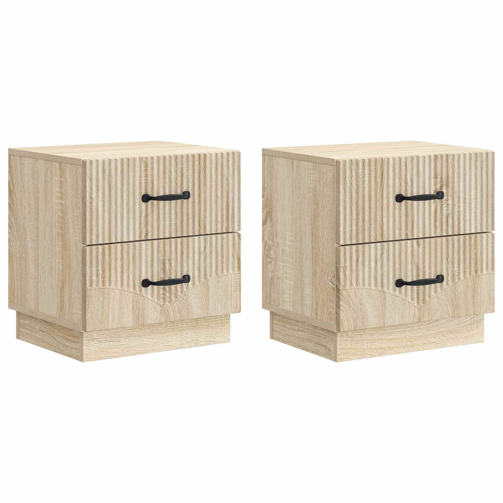 Armadio da Notte 2 pcs Rovere Sonoma 43 x 34,5 x 44,5 cm