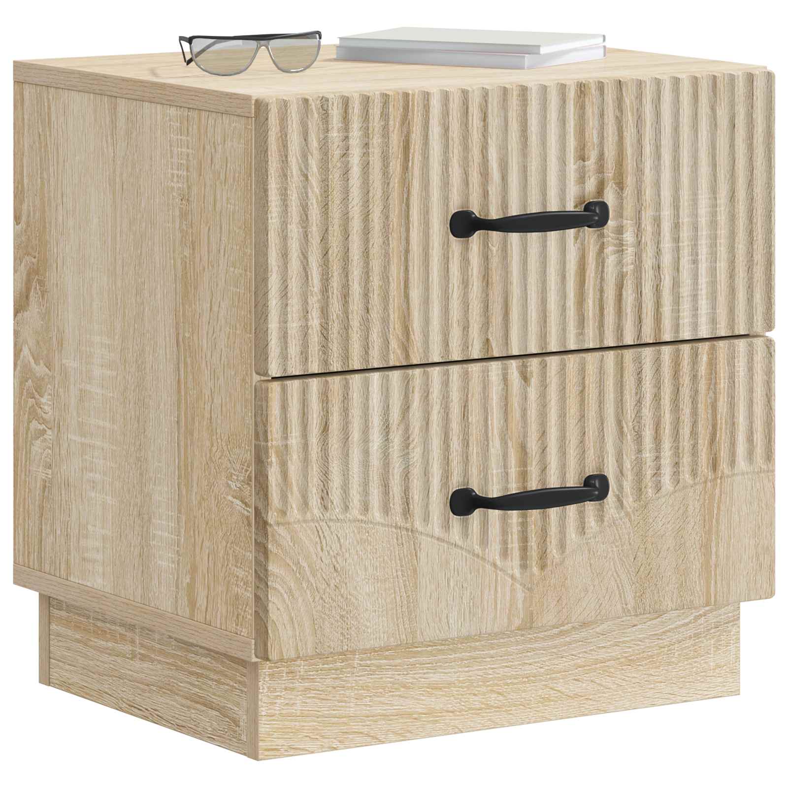 Armadio da Notte 2 pcs Rovere Sonoma 43 x 34,5 x 44,5 cm