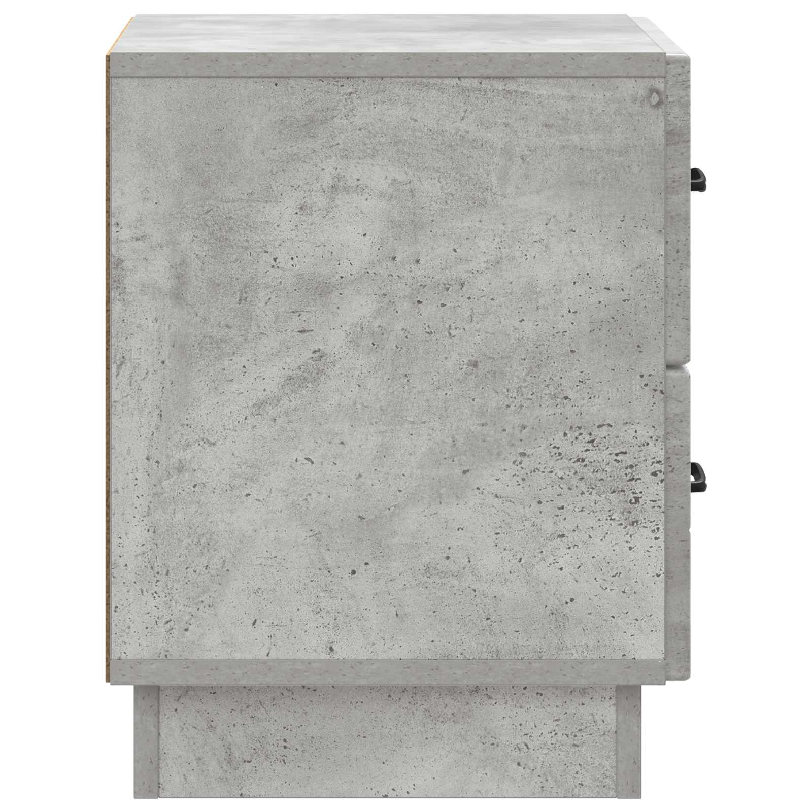 Armadio da Notte 2 pcs Grigio Cemento 43 x 34,5 x 44,5 cm