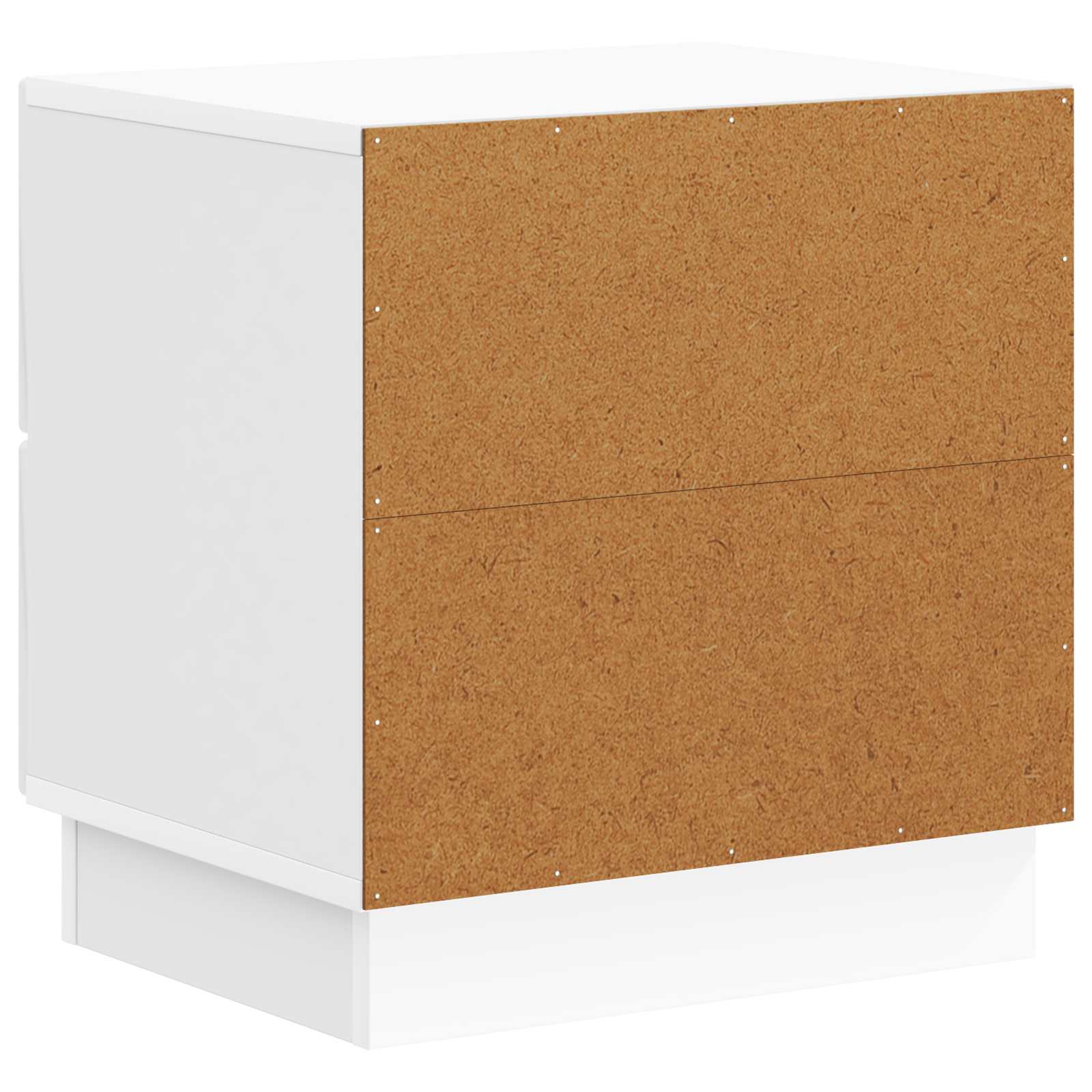 Armadio da Notte con cassetto Bianco Lucido 43 x 34,5 x 44,5 cm