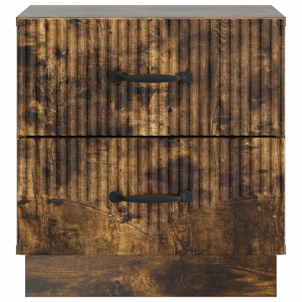 Armadio da Notte con cassetto Rovere Fumo 43 x 34,5 x 44,5 cm