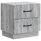 Armadio da Notte con cassetto Grigio Sonoma 43 x 34,5 x 44,5 cm