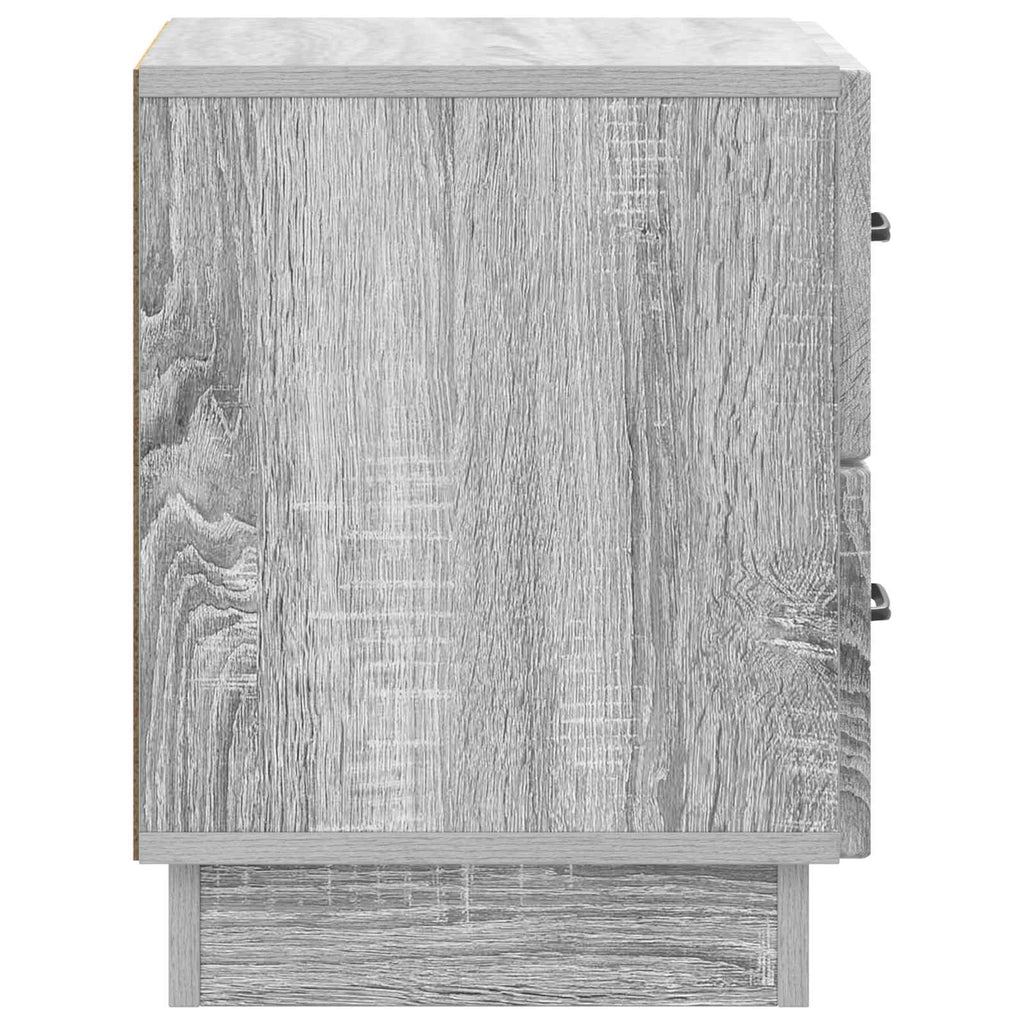 Armadio da Notte con cassetto Grigio Sonoma 43 x 34,5 x 44,5 cm
