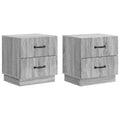 Armadio da Notte 2 pcs Grigio Sonoma 43 x 34,5 x 44,5 cm