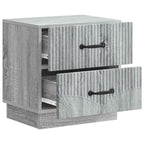 Armadio da Notte 2 pcs Grigio Sonoma 43 x 34,5 x 44,5 cm