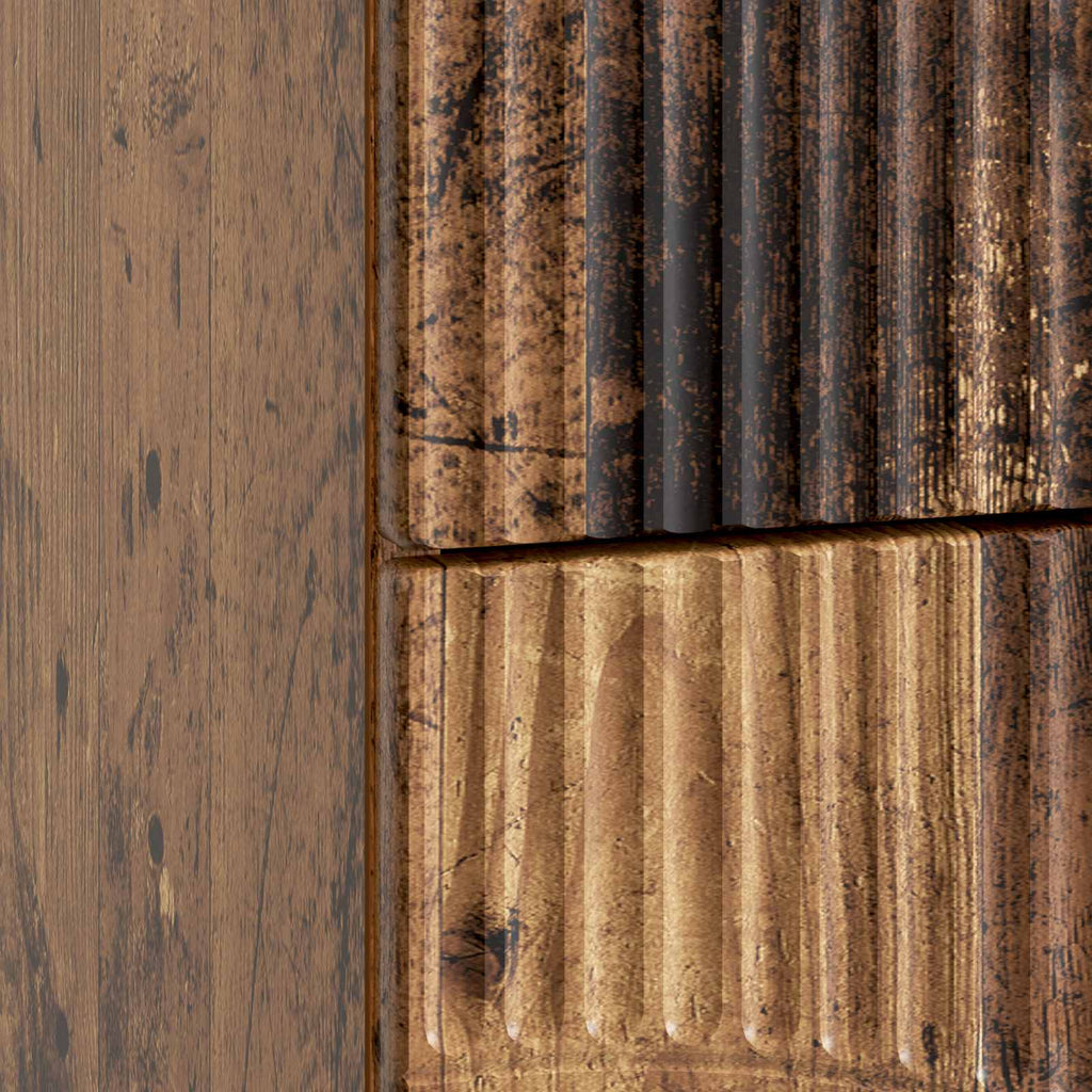 Armadio da Notte 2 pcs Legno antico 43 x 34,5 x 44,5 cm