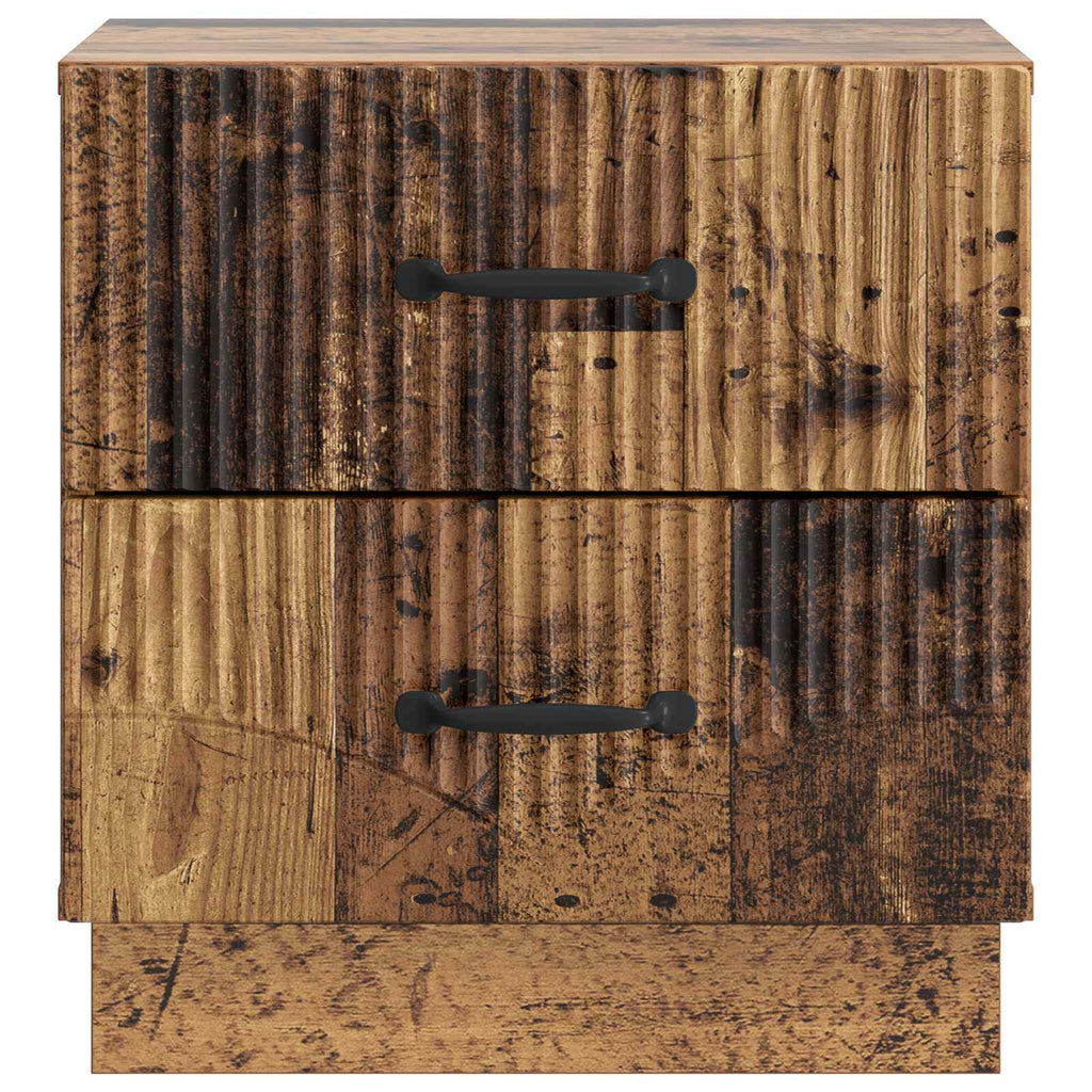 Armadio da Notte 2 pcs Legno antico 43 x 34,5 x 44,5 cm