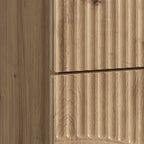 Armadio da Notte 2 pcs Rovere Artigianale 43 x 34,5 x 44,5 cm