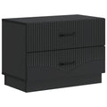 Armadio da Notte Nero 62 x 34,5 x 44,5 cm Legno ingegnerizzato