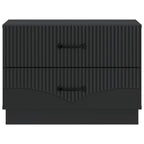 Armadio da Notte Nero 62 x 34,5 x 44,5 cm Legno ingegnerizzato