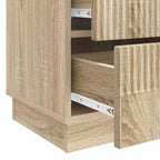 Armadio da Notte con cassetto Rovere Sonoma 62 x 34,5 x 44,5 cm