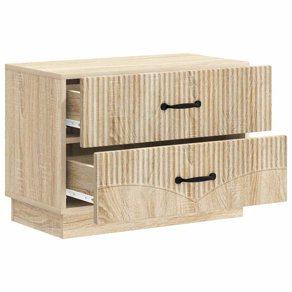 Armadio da Notte con cassetto Rovere Sonoma 62 x 34,5 x 44,5 cm