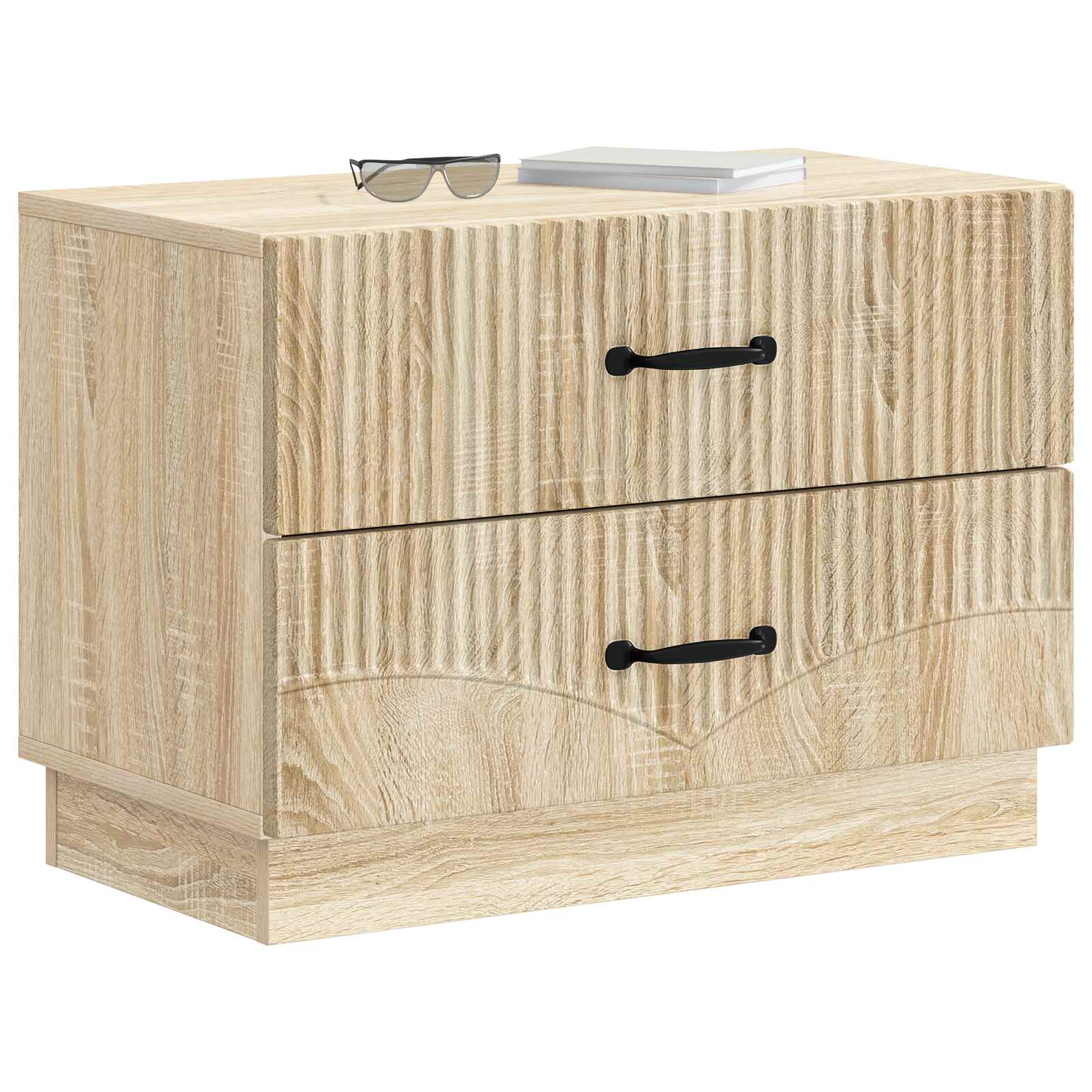 Armadio da Notte con cassetto Rovere Sonoma 62 x 34,5 x 44,5 cm
