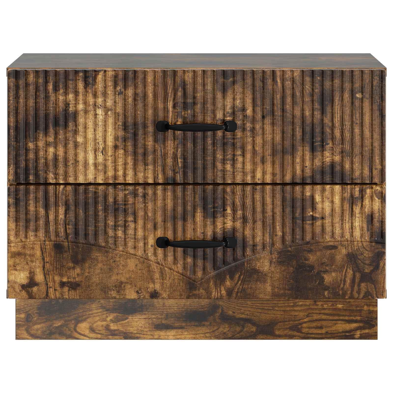 Armadio da Notte con cassetto Rovere Fumo 62 x 34,5 x 44,5 cm