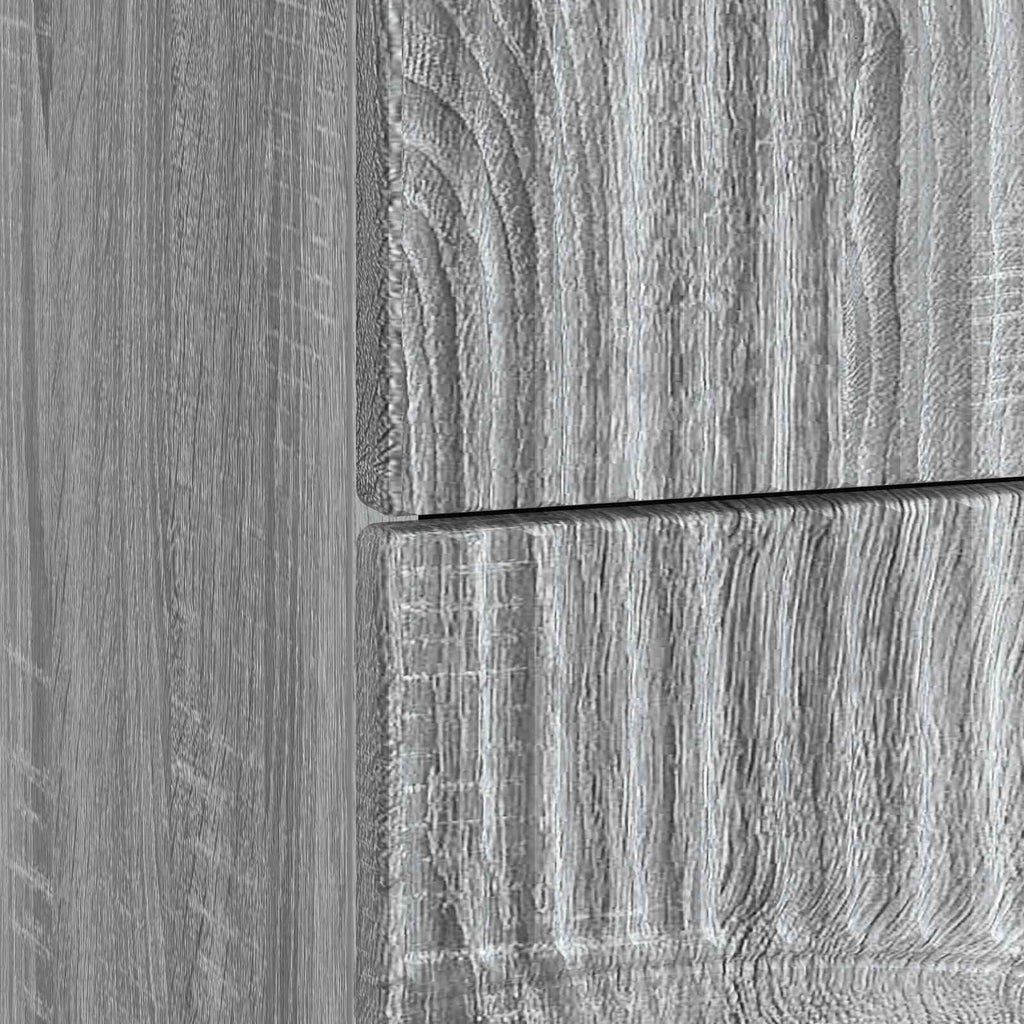 Armadio da Notte con cassetto Grigio Sonoma 62 x 34,5 x 44,5 cm