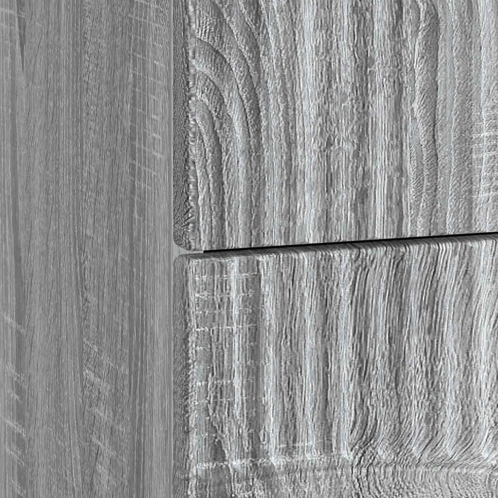 Armadio da Notte con cassetto Grigio Sonoma 62 x 34,5 x 44,5 cm